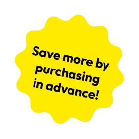 事前購入がオトク！